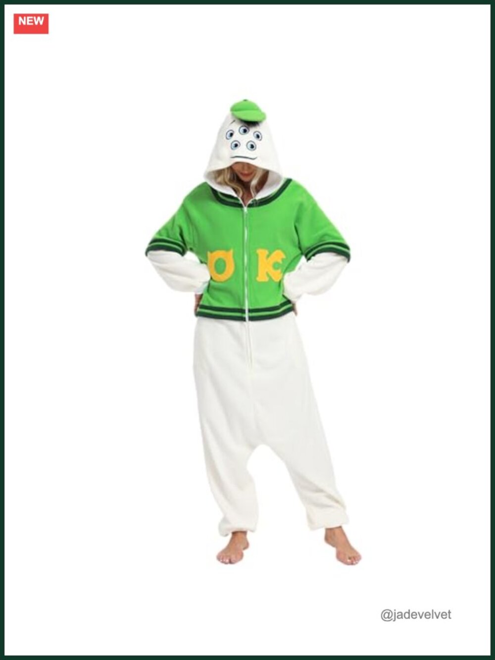 Halloween Onesie Pajamas Fleece Cosplay Adult One Piece Zipper